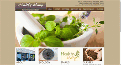 Desktop Screenshot of iridologyathealthyliving.com
